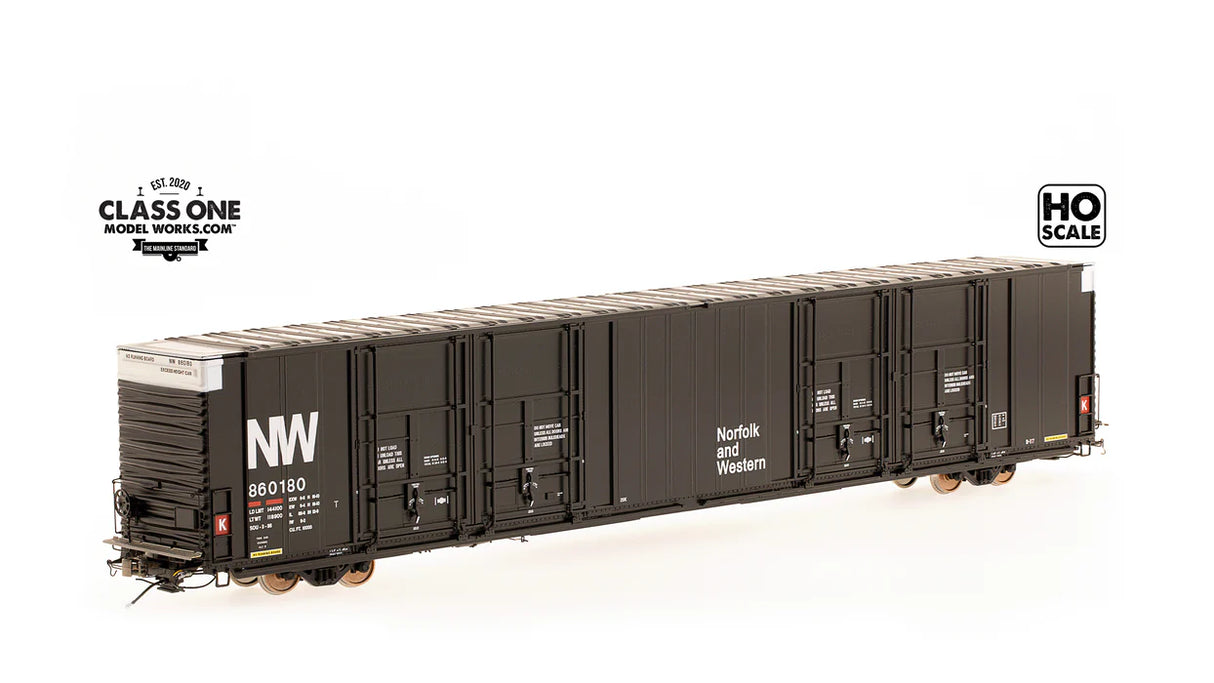 THRALL 86' HIGHCUBE BOXCAR - 8 DOOR - NORFOLK & WESTERN - #860180