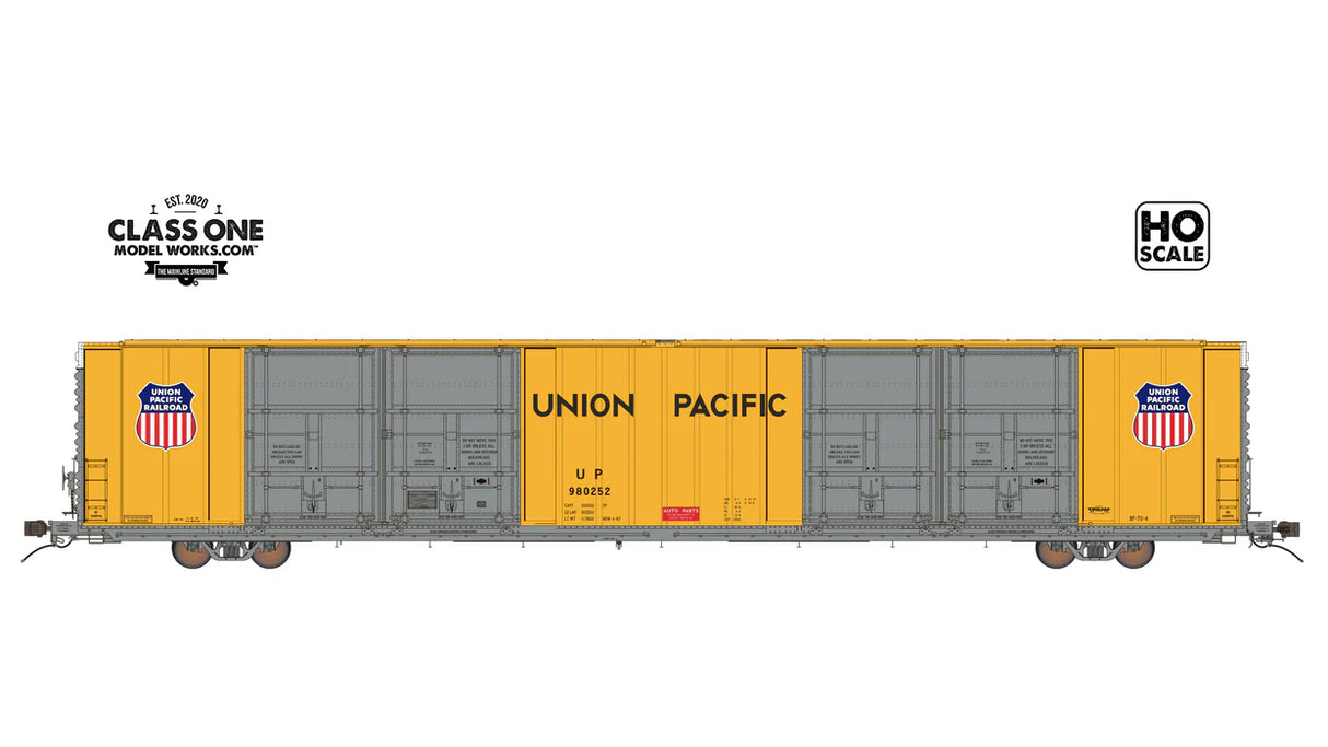 THRALL 86' HIGHCUBE BOXCAR - 8 DOOR - UNION PACIFIC - #980252