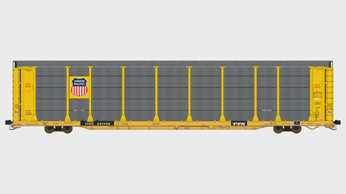 Class One Model Works HO Thrall 20-2 Autorack - Type B - Union Pacific (UP) TTQX 802118