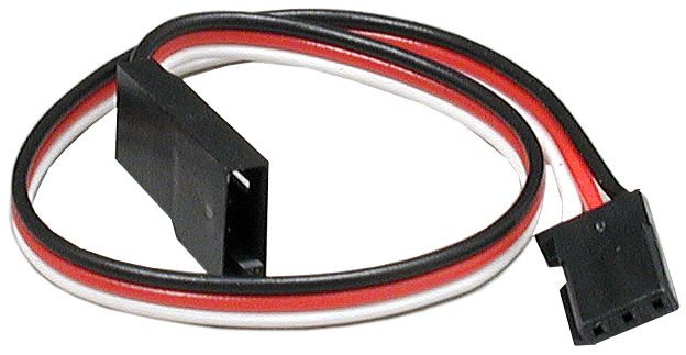 Futaba 8" Heavy Duty Servo Extension Cord, w/ J Connector - FUTAEC-14