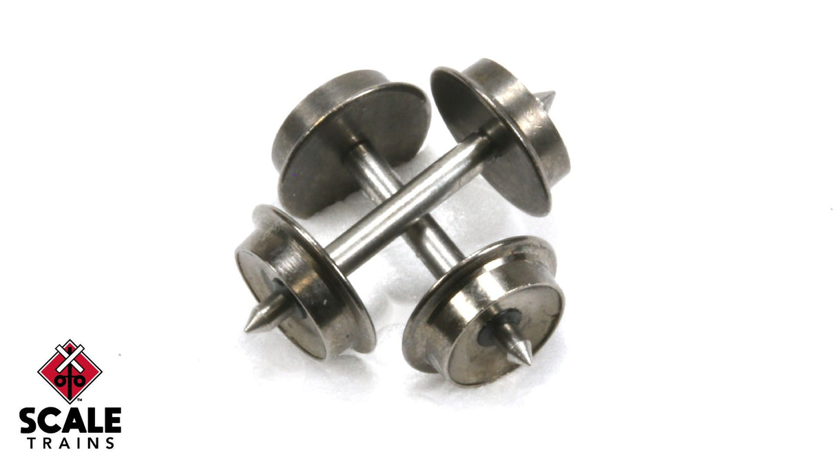 Fox Valley Models N Scale Standard Wheelsets, .540" axle: ATH, BLMA, FVM, SXT, TWX / 33" - Quantity of 12