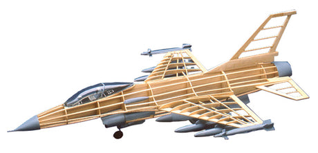 Guillows F16 Fighting Falcon Balsa Plane Kit - GUI1403