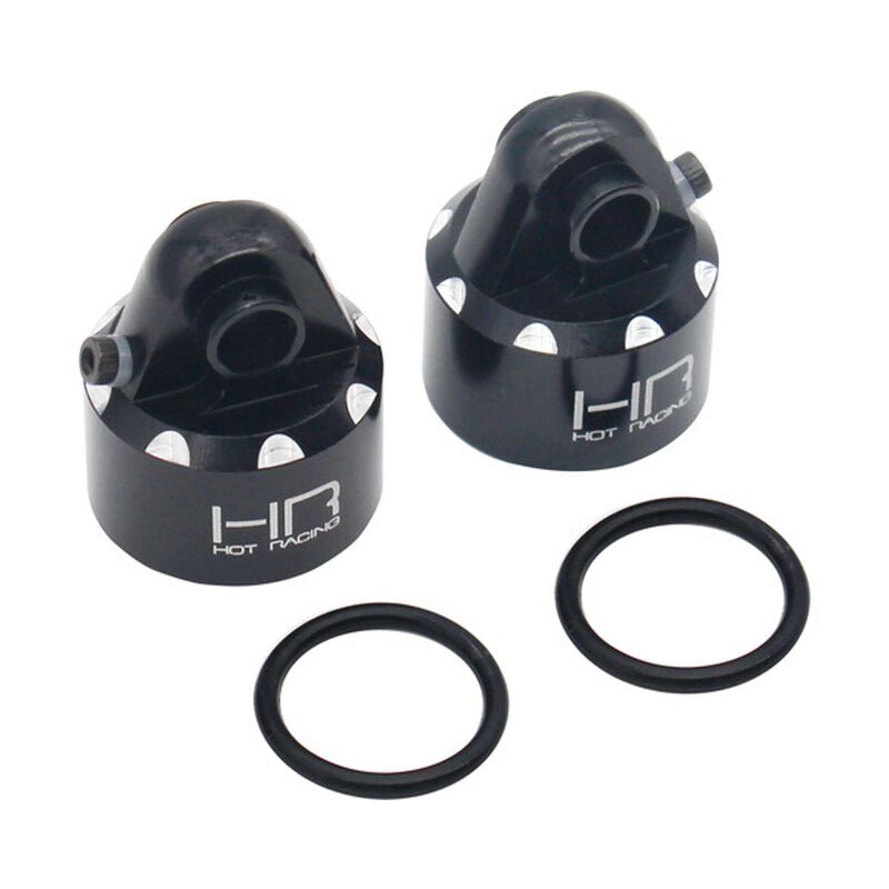 Hot Racing Aluminum bleeder shock caps Sledge - HRASLG156AX01