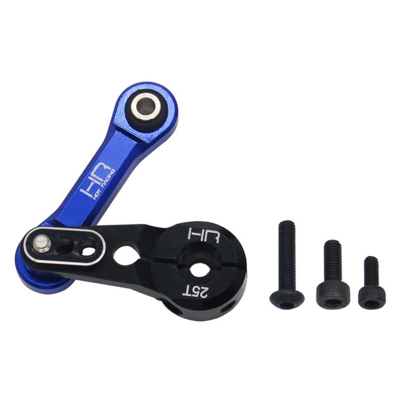 Hot Racing Aluminum Fixed Link Steering 25t Servo Arm Sledge - HRASLG48SH25