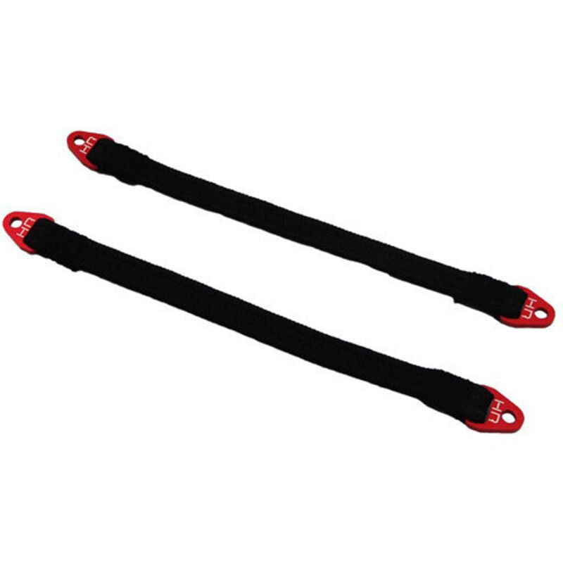 Hot Racing Suspension Travel Limit Straps 140mm (2) - HRASLS140T0202