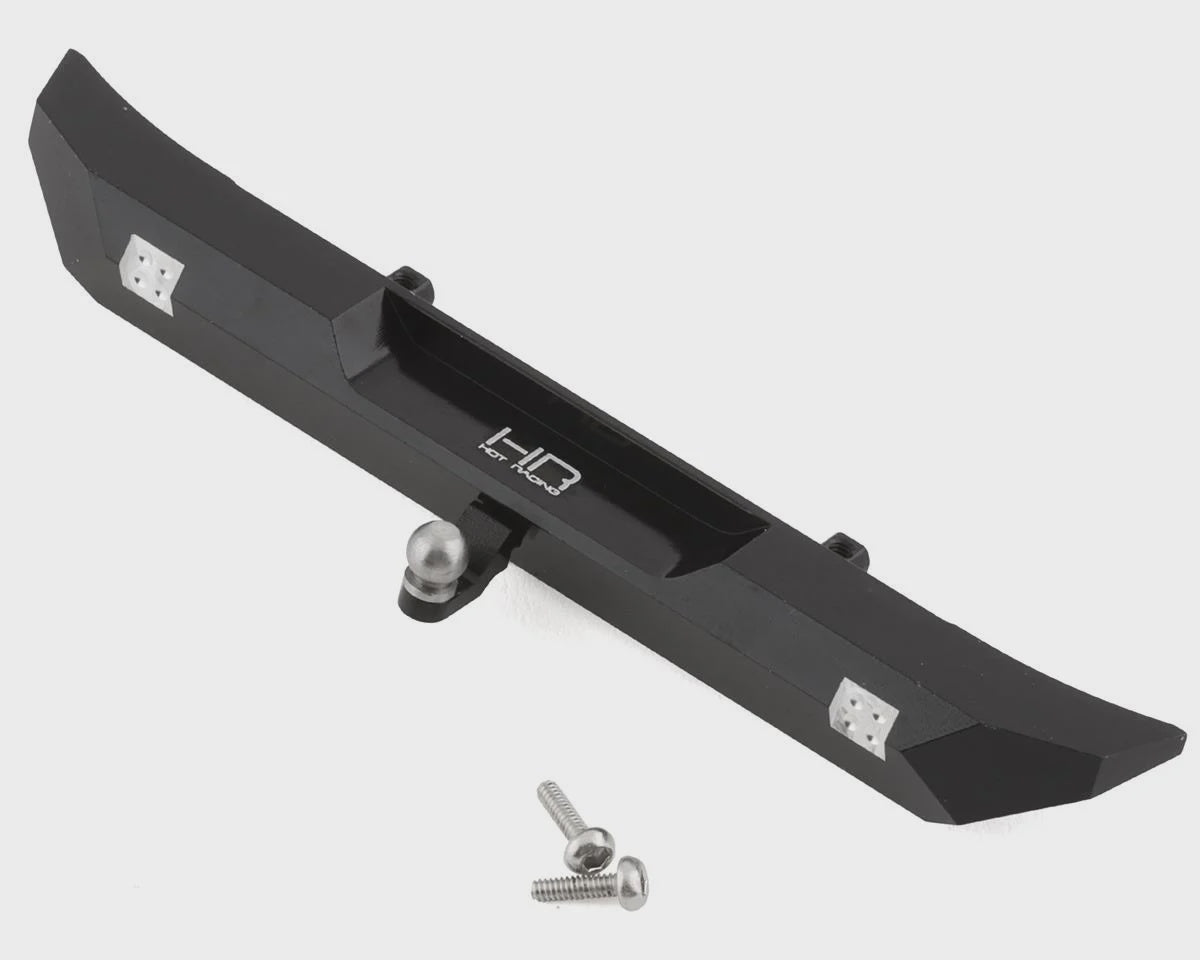 Hot Racing Aluminum Rear Bumper Jeep Wrangler SCX24 - HRASXTF03JR01