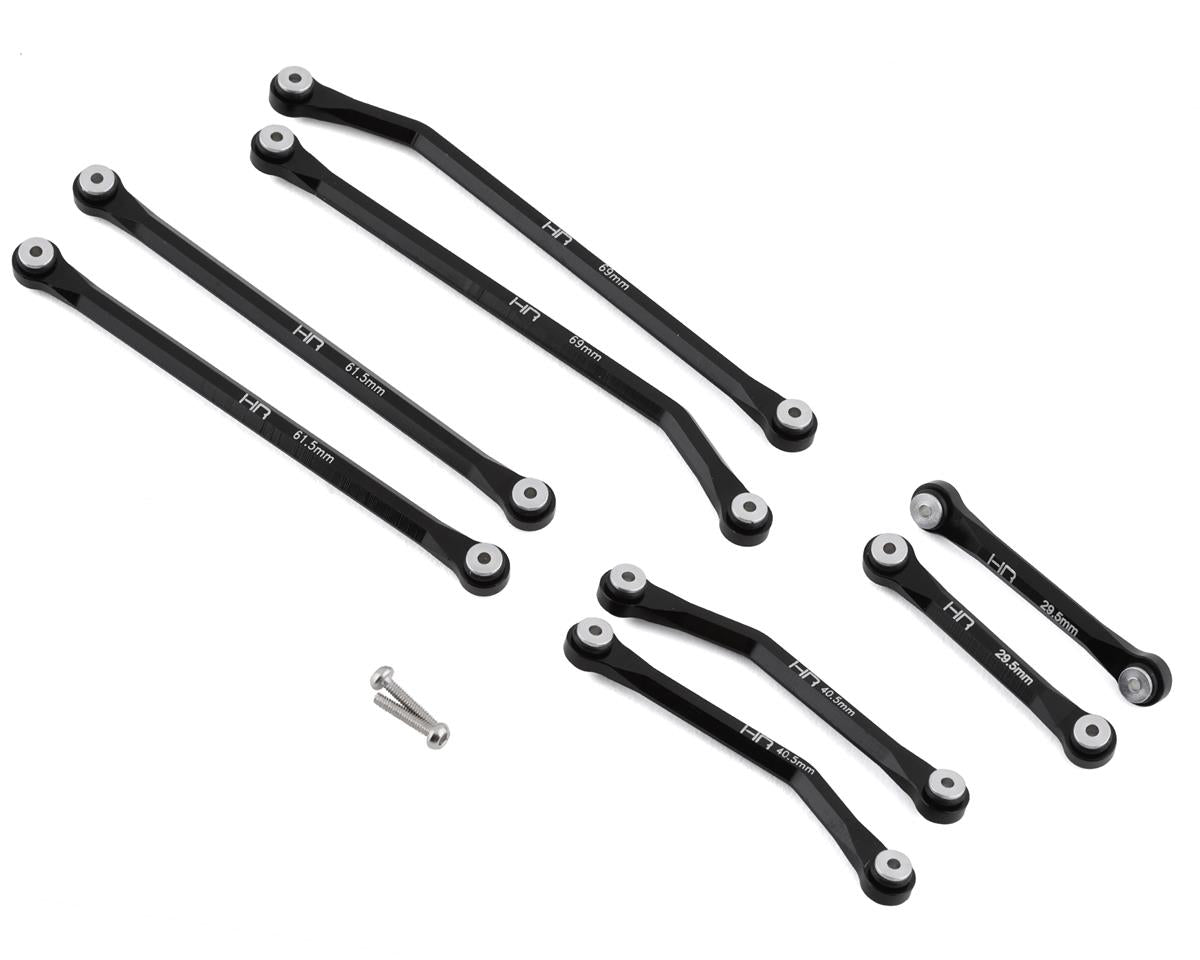 Hot Racing Axial SCX24 Aluminum High Clearance 4 Link Set (133.5mm) - HRASXTF133HFA01