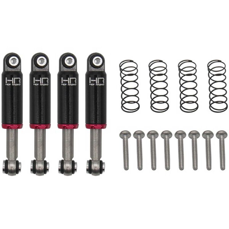 Hot Racing Black Internal Spring Air Shocks 32mm SCX24 - HRASXTF32TD02