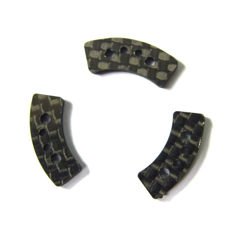 Hot Racing Carbon Fiber Long Slipper Clutch Pads (3):Traxxas