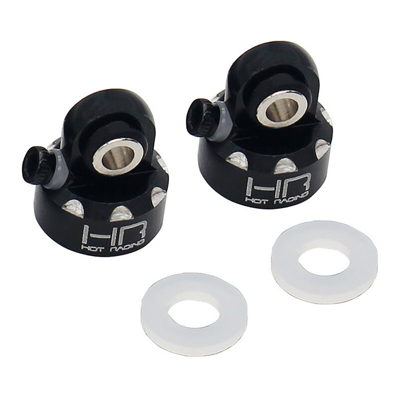 Hot Racing Aluminum bleeder shock caps TRX4-M - HRATRXM156C01