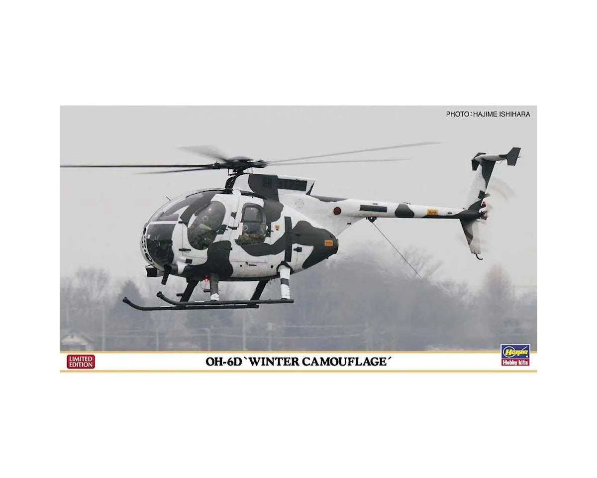 Hasegawa 1/48 OH-6D WINTER CAMOUFLAGE - HSG07460
