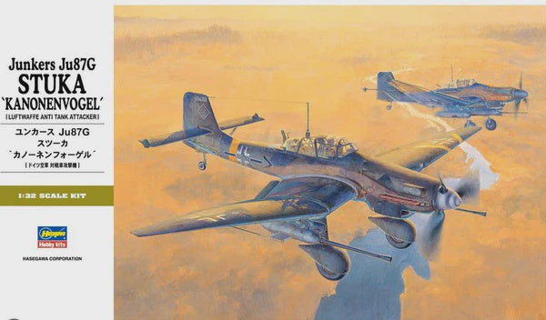 Hasegawa 08075 Junkers Ju87G Stuka 'Kanonenvogel' 1:32 Plastic Model Kit