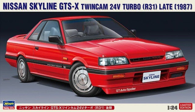 1987 Nissan Skyline GTS-X Twincam 24V Turbo (R31) Late 2-Door Car (Ltd Edition) 1/24 Hasegawa