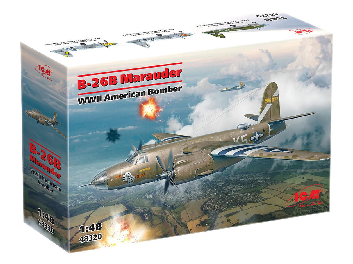 1/48 WWII US B26B MARAUDER BOMBER