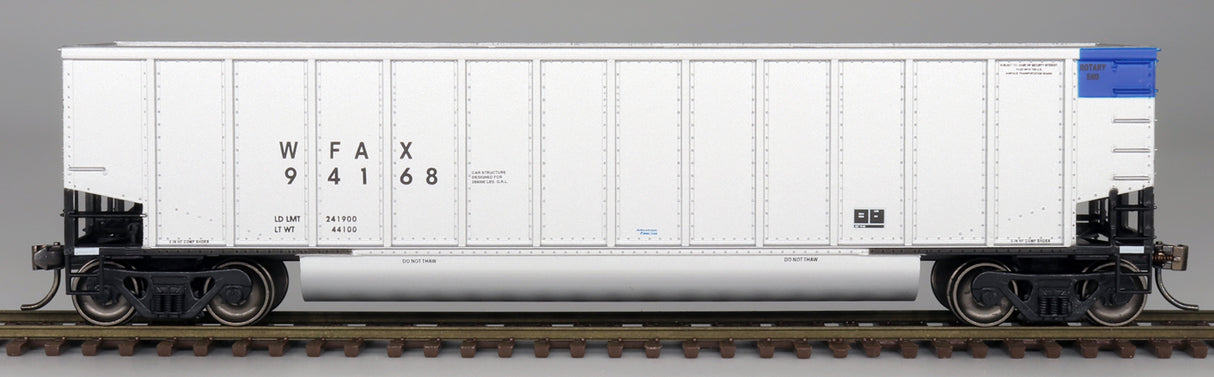 Intermountain Railway 14-Panel Coalporter(R) Coal Gondola - Ready to Run - Value Line -- Western Fuels WFAX (silver, blue) - IMR4401017