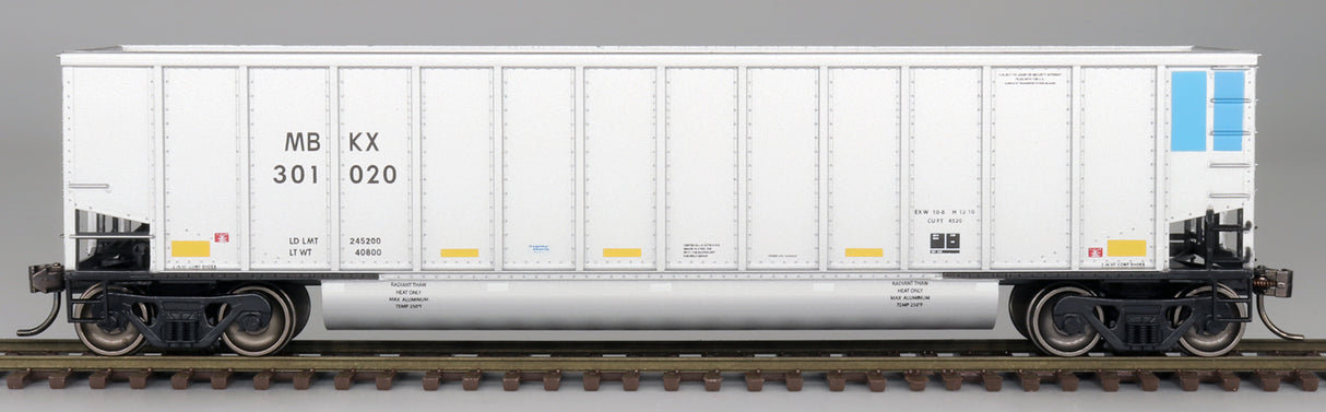 Intermountain Railway 14-Panel Coalporter(R) Coal Gondola - Ready to Run - Value Line -- Mitsui Rail Capital MBKX (silver, blue) - IMR4401021