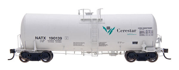 Intermounain Railway Trinity 19,600-Gallon Tank Car - Ready to Run -- Cerestar NATX (white, Green Logo) - IMR47808