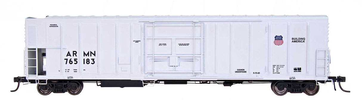 Intermounain Railway HO R-70-20 Mechanical Reefer - Ready to Run -- Union Pacific ARMN (white, Building America)