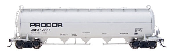Intermountain Railway HO Procor Pressure-Flow Hopper - Ready to Run -- Procor (gray, black)