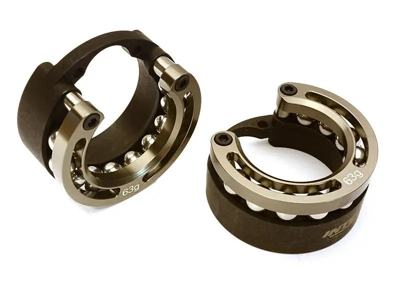 Integy Billet Machined Counterweight (2) for Traxxas TRX-4 Scale & Trail Crawler C27997GREY