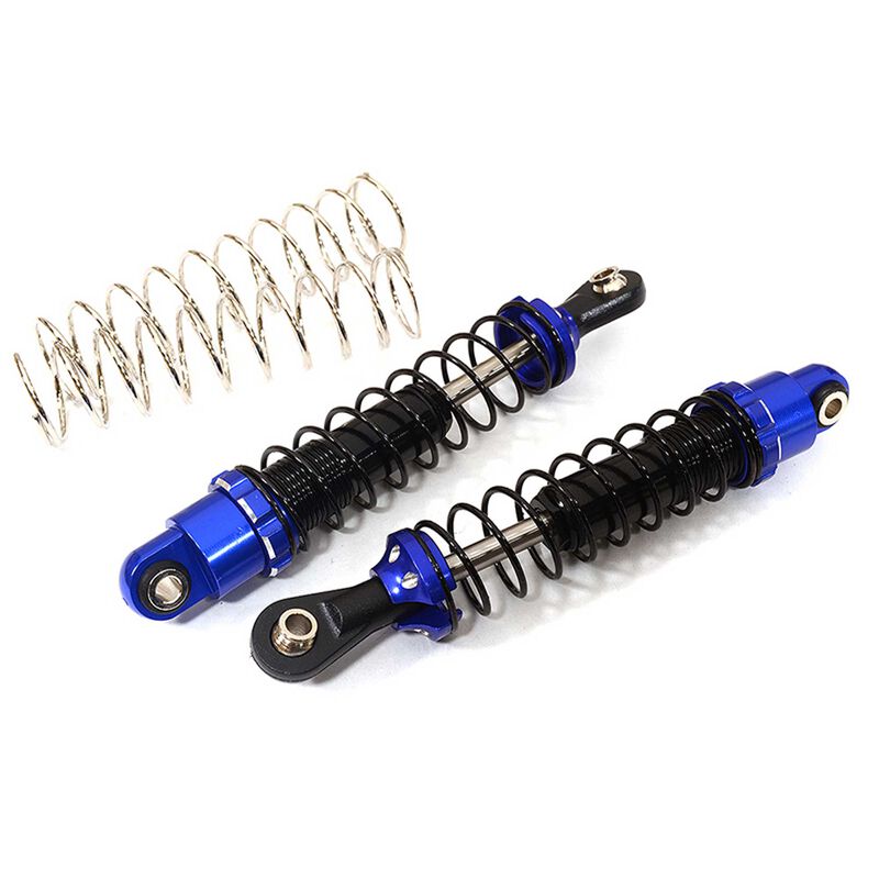 Integy Shock Set (2) for Axial SCX10 II 6X6 (L=90mm) - INTC29159BLUE