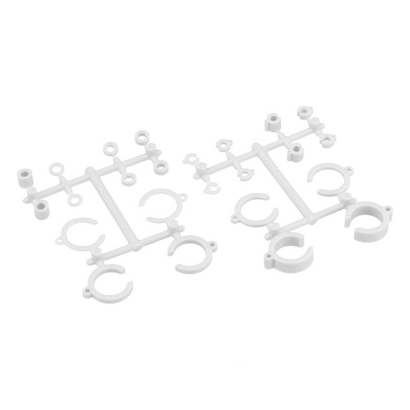 JConcepts Big Bore Shock Limiter, Up-travel kit, 24pc White - JCO2295W