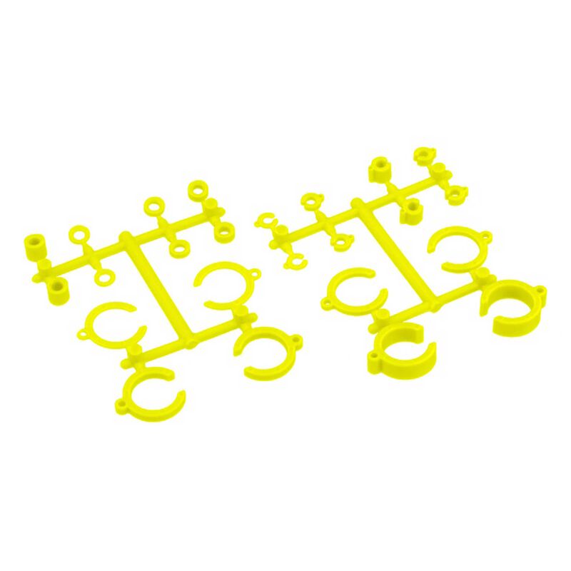 JConcepts Big Bore Shock Limiter, Up-travel kit, 24pc Yellow - JCO2295Y