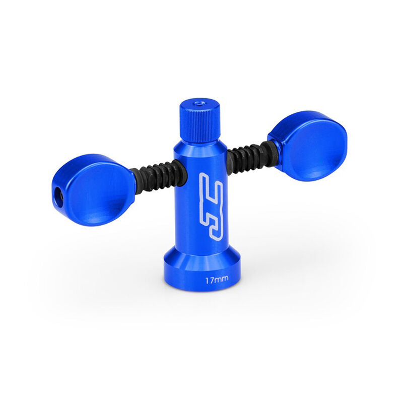 JConcepts 17mm Finnisher Magnetic T-handle Wrench, Blue - JCO28911