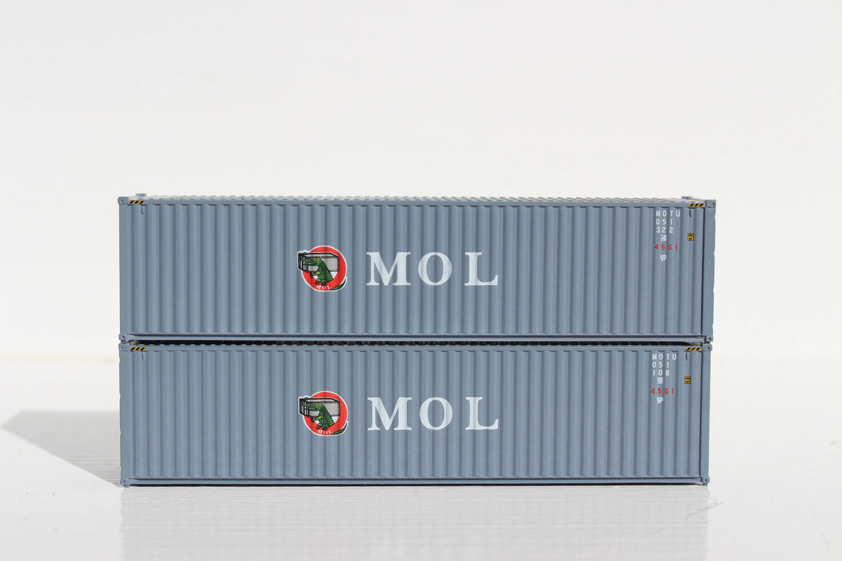 Jacksonville Terminal N MOL GRAY-MOL 40'CONT 2PK - JTC405050