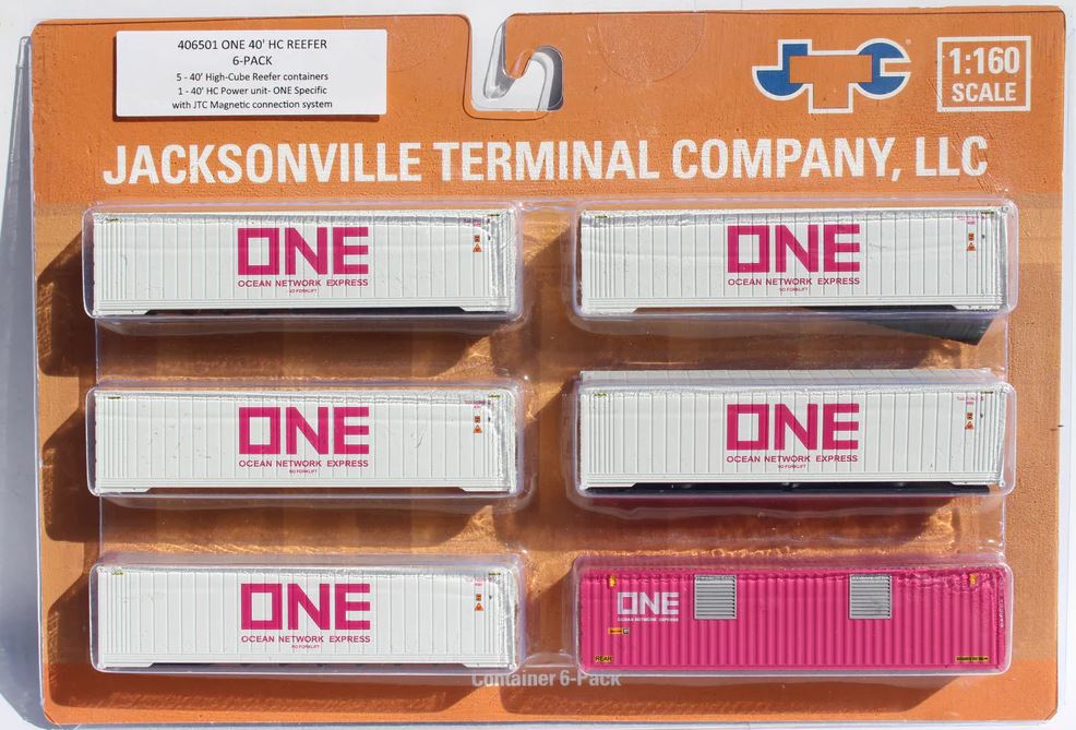 Jacksonville Terminal N ONE 40' HC REEFER 6PK - JTC406501
