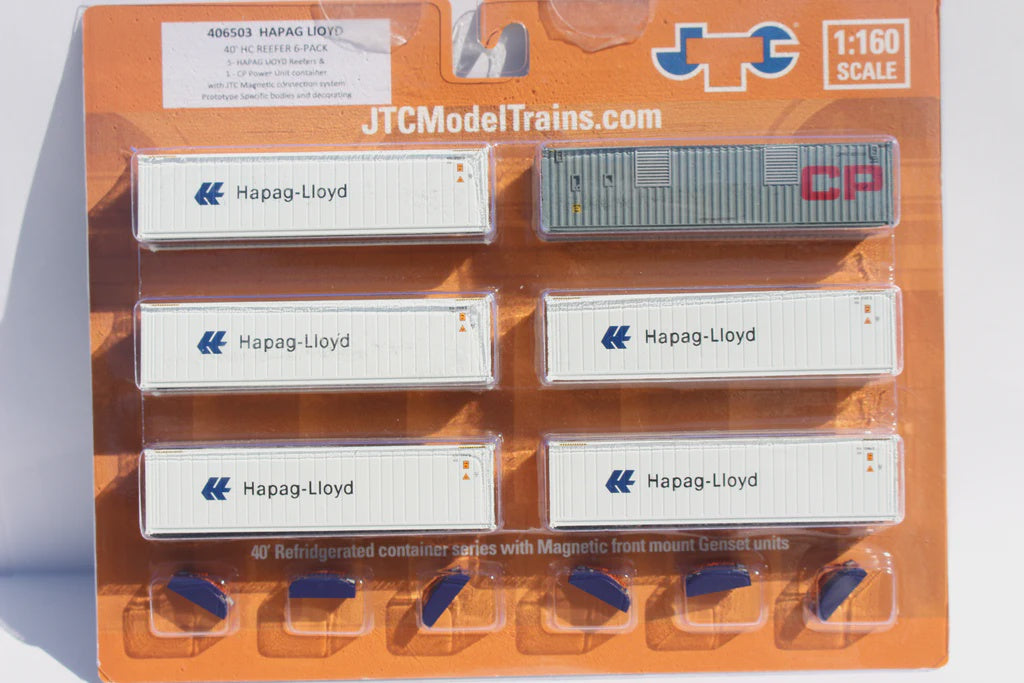 Jacksonville Terminal N-Scale H-L / CP POWER 40' 6/PK
