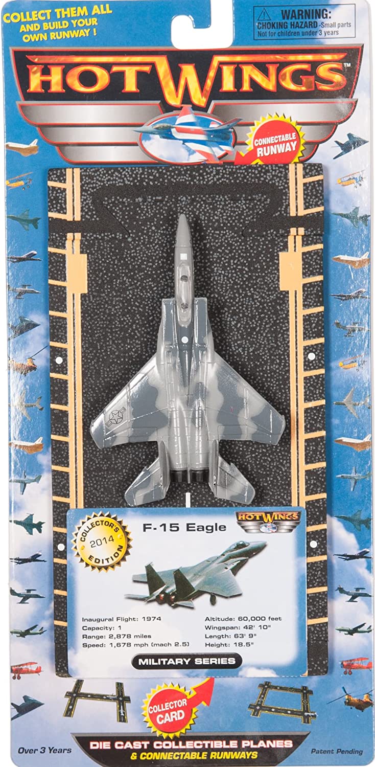 Just Think Toys 14153 Hotwings F-15 EAGLE (Red, White, Blue)