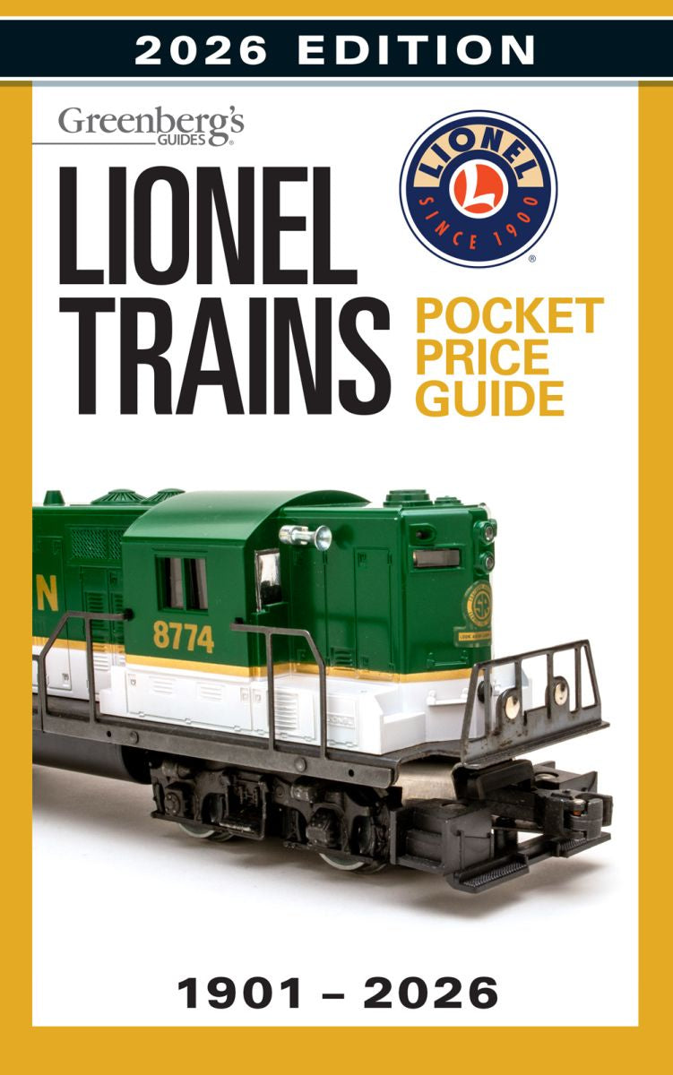 Kalmbach Lionel Trains Pocket Price Guide 1901-2026 -- Softcover