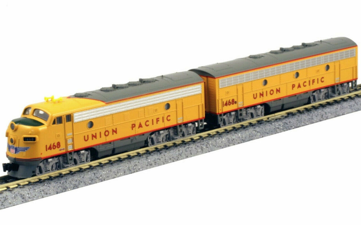 Kato N EMD F7A & F7B Union Pacific #1468 & #1468B w DCC - KAT1060426DCC