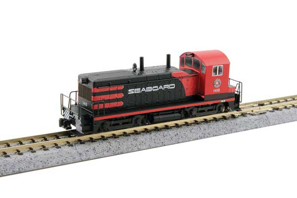 Kato N EMD NW2 - Standard DC -- Seaboard Air Line #1410 (black, red, white)