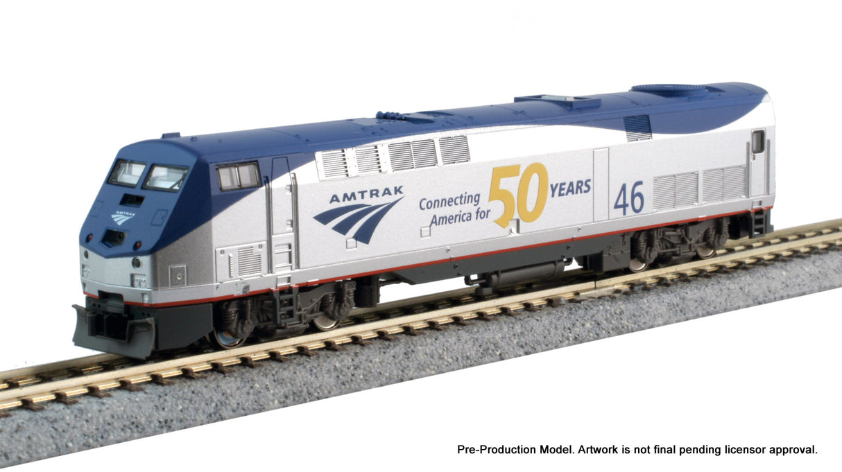 Kato P42 Amtrak Phase V Late w/ 50th Anniversary #46 W/DCC - KAT1766034DCC