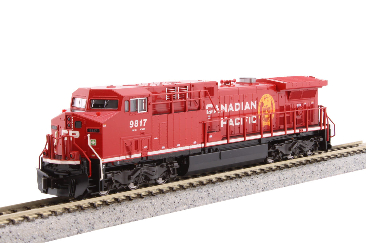 kato N GE AC4400CW - Standard DC -- Canadian Pacific #9817 (red, white, Golden Beaver Logo)