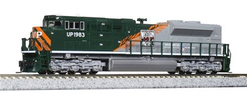 Kato EMD SD70ACe - DCC -- Union Pacific 1983 (Western Pacific Heritage Scheme, silver, green) - KAT1768410DCC