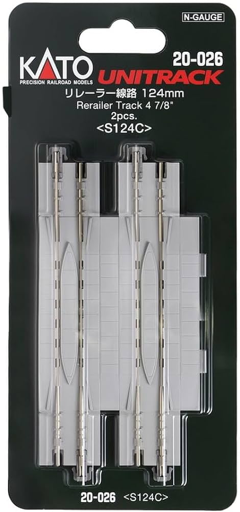 Kato Unitrack -- Rerailer Track pkg(2) - KAT20026