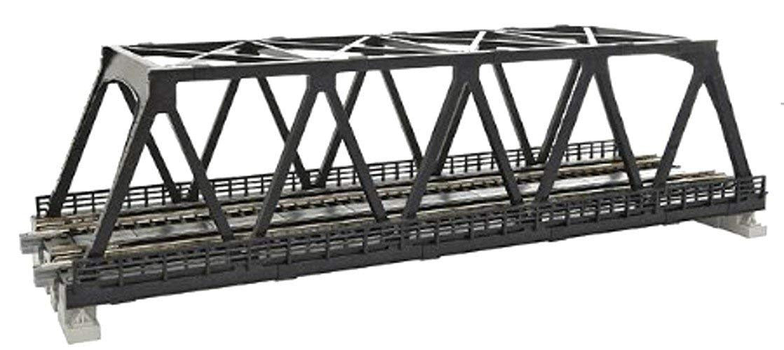 Kato N 248mm 9-3/4" Double Track Truss Bridge, Black - KAT20438