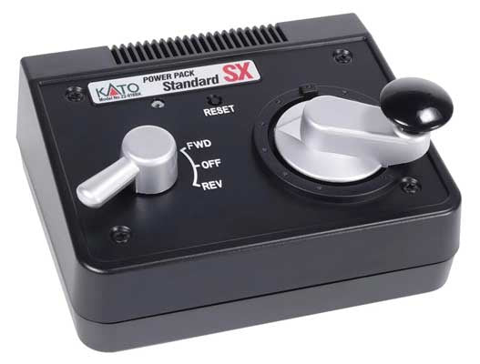 Kato Standard SX Power Pack - Standard DC - Unitrack -- For HO and N Scale Trains (black housing)