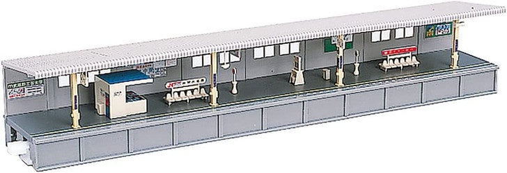 Kato 23-178 N One-Sided Platform A -- Kit - Includes Kiosk Details, Japanese Signs