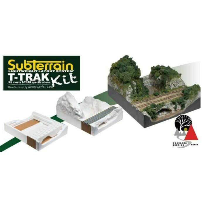 Kato 28-885 N T-Trak Sub Terrain Layout System Straight Kit