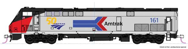 Kato HO P42 Amtrak Phase I #161 50th Anniversary - KAT376114