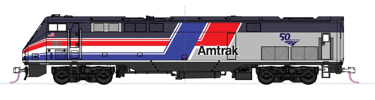 Kato HO P42 DIESEL AMTRAK PHIII #160 - KAT376116