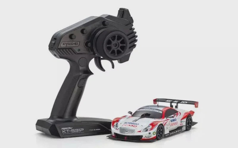 Kyosho MR-04 RWD Mini-Z Readyset w/2012 Denso Kobelco SC430 Body (White/Red) w/KT-531P 2.4GHz Radio