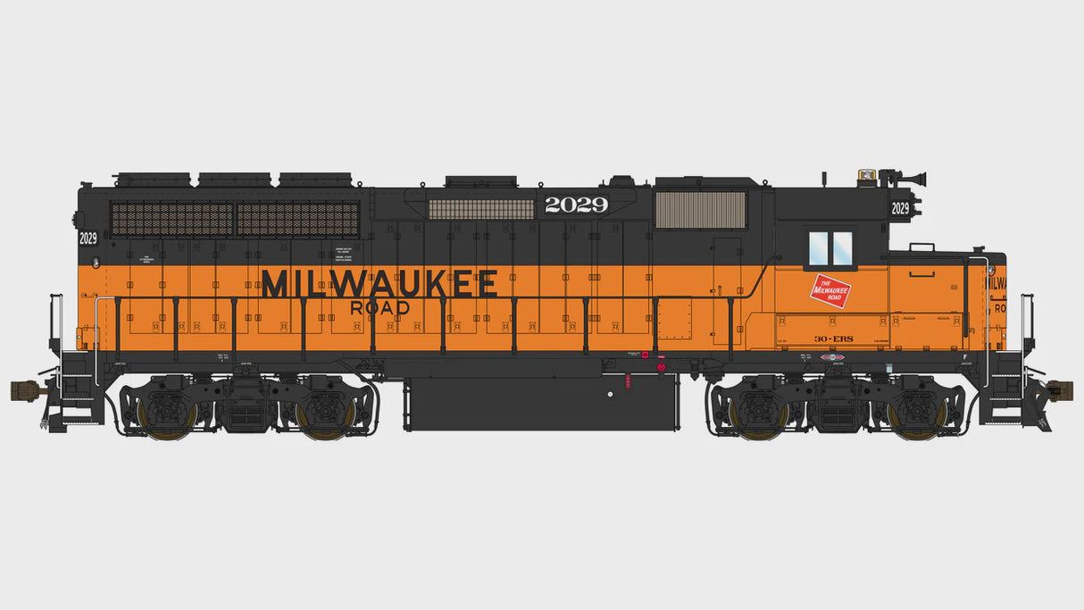 Class One Model Works HO EMD GP40 1A3 - DCC READY - MILWAUKEE ROAD 2029