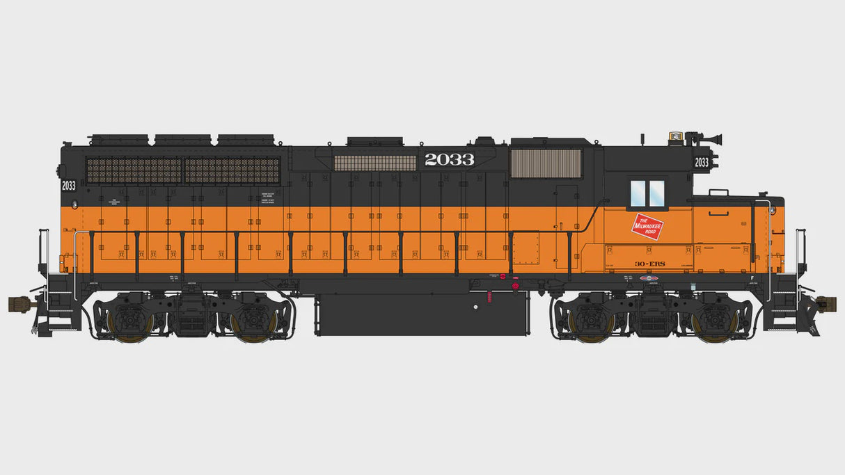 Class One Model Works HO EMD GP40 1A3 - DCC READY - MILWAUKEE ROAD 2033