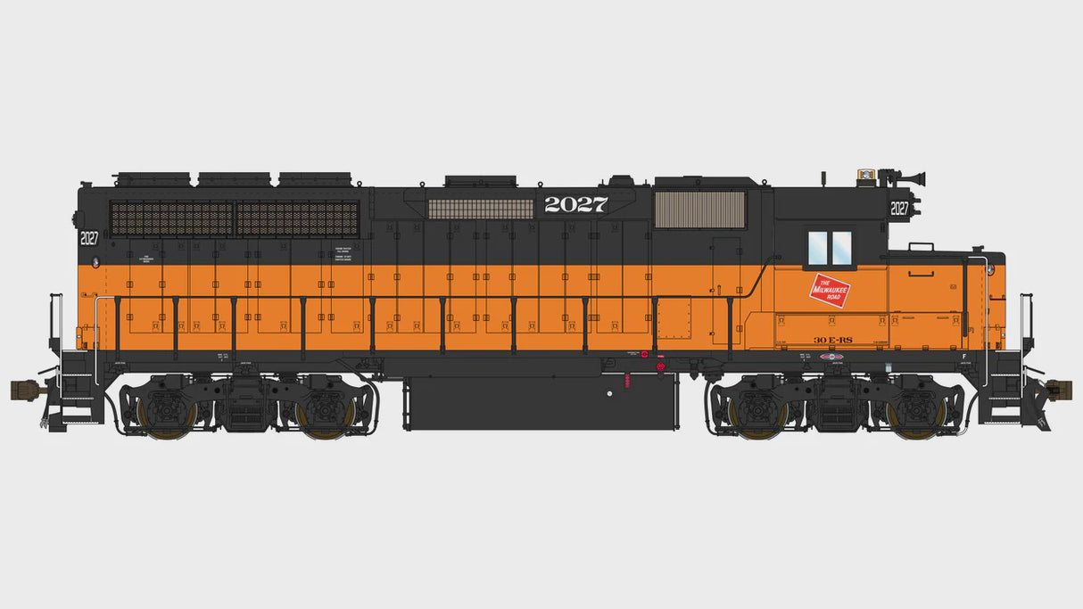 Class One Model Works HO EMD GP40 1A3 - DCC & SOUND - MILWAUKEE ROAD 2027