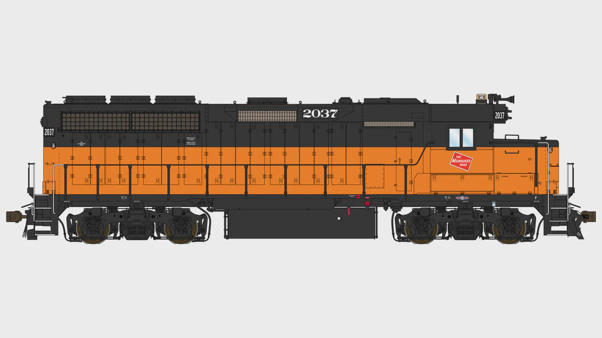 Class One Model Works HO EMD GP40 1A3 - DCC & SOUND - MILWAUKEE ROAD 2037